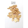 Oya Abiye Bileklik Kolye Pleksi Metalik Plastik Pul Altın Renk 24 gram 150 adet - BNC544