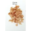 Oya Abiye Bileklik Kolye Pleksi Metalik Plastik Pul Altın Renk 24 gram 300 adet - BNC539