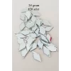Oya Abiye Bileklik Kolye Pleksi Metalik Plastik Pul Gümüş Renk 24 gram 120 adet - BNC577