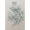 Oya Abiye Bileklik Kolye Pleksi Metalik Plastik Pul Gümüş Renk 24 gram 255 adet - BNC585