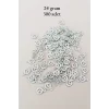 Oya Abiye Bileklik Kolye Pleksi Metalik Plastik Pul Gümüş Renk 24 gram 300 adet - BNC576
