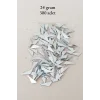 Oya Abiye Bileklik Kolye Pleksi Metalik Plastik Pul Gümüş Renk 24 gram 300 adet - BNC593