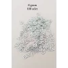 Oya Abiye Bileklik Kolye Pleksi Metalik Plastik Pul Gümüş Renk 8 gram 100 adet - BNC516