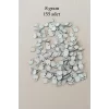 Oya Abiye Bileklik Kolye Pleksi Metalik Plastik Pul Gümüş Renk 8 gram 155 adet - BNC509