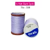 Oyalı 4 Kat Suni İpek İplik İğne Oyası Boncuk İpi Tığ Oyası No:108