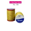 Oyalı 4 Kat Suni İpek İplik İğne Oyası Boncuk İpi Tığ Oyası No:301