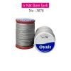 Oyalı 4 Kat Suni İpek İplik İğne Oyası Boncuk İpi Tığ Oyası No:3078