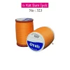Oyalı 4 Kat Suni İpek İplik İğne Oyası Boncuk İpi Tığ Oyası No:323