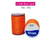 Oyalı 4 Kat Suni İpek İplik İğne Oyası Boncuk İpi Tığ Oyası No:332
