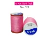 Oyalı 4 Kat Suni İpek İplik İğne Oyası Boncuk İpi Tığ Oyası No:525