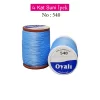 Oyalı 4 Kat Suni İpek İplik İğne Oyası Boncuk İpi Tığ Oyası No:540