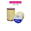 Oyalı 4 Kat Suni İpek İplik İğne Oyası Boncuk İpi Tığ Oyası No:726