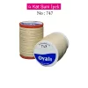 Oyalı 4 Kat Suni İpek İplik İğne Oyası Boncuk İpi Tığ Oyası No:747