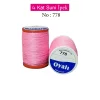 Oyalı 4 Kat Suni İpek İplik İğne Oyası Boncuk İpi Tığ Oyası No:778