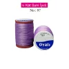 Oyalı 4 Kat Suni İpek İplik İğne Oyası Boncuk İpi Tığ Oyası No:97