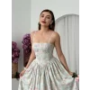 Pars İp Askılı Elbise