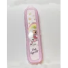 Pembe Multi Renkli Kapaklı Kalemlik Kutusu -çanta İçi Saklama - Diş Fırçası - Makyaj Fırçası Kutu