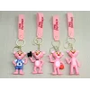 Pembe Panter Silikon Anahtarlık Alk4271