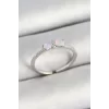 Pirinç Fiyonk Figürlü Zirkon Taşlı Gold Renk Ayarlanabilir Kadın Yüzük