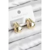 Pirinç Halka Model Gold Renk Kadın Küpe