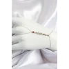 Pirinç Renkli Zirkon Taşlı Y Model Gold Renk Kadın Şahmeran