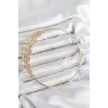 Pirinç Yaprak Model Gold Renk Pazu Bileklik