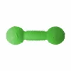 Plastik Köpek Oyuncak Dumbel Yumuşak Dolgu 3,5x11 cm Yeşil