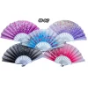 Plastik Kumaş Yelpaze 12li Karışık Ob-047