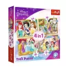 Puzzle-34385 Disney Princess 4ın1 Puzzle