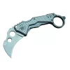 Quartermaster Da46 Karambit Outdoor Çakı 18 Cm - Tırtıklı, Karbon Fiber Sap