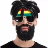 Rasta Peruklu Bob Marley Parti Gözlüğü