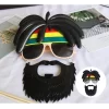 Rasta Peruklu Bob Marley Parti Gözlüğü