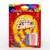 Rengarenk Happy Birthday Doğum Günü Mumları
