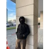 Luz&Pos Samuray Kapüşonlu Zıp Fermuarlı Kapüşonlu Sweatshirt - Siyah