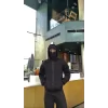 Luz&Pos Samuray Zıp Fermuarlı Kapüşonlu Sweatshirt- Siyah