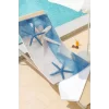 SeaDream Tropikal Desenli Plaj Havlusu 70X140 Cm Starfish