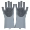 Sihirli Isıya Dayanıklı Silikon Çok Amaçlı Bulaşık Eldiven Fırçası Magic Gloves