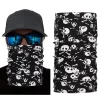 Siyah Beyaz İskelet Baskılı Buff Bandana
