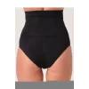Siyah Kadın Dikişsiz Slip Korse - 780