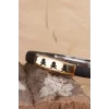 Siyah Silikon Sarı Renk Çelik Aksesuar Kuru Kafa Detaylı Erkek Bileklik
