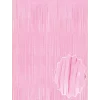 Soft Pembe Püsküllü Kapı Perdesi - Parti, Baby Shower, Cinsiyet Partisi 1x2 M
