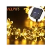 Solar Çiçekli Dekoratif 30 Led Bahçe Lambası