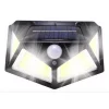 Solar Hareket Sensörlü Duvar Lambası 100 Led
