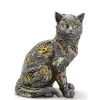 Steampunk Polyester Kedi Figürü Model 2