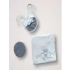 Luz&Pos Süper Prens Nakışlı  10lu Zıbın Takımı Hastane Çıkışı Gri