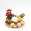 Swaroski Taşlı Yumurtalı Tekli Tavuk Alk1909
