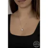 Luz&Pos Swarovski Crystal Taşlı Damla Gümüş Kadın Kolye