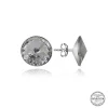 Luz&Pos Swarovski Crystal Taşlı Gümüş Çivili Kadın Küpe