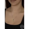Luz&Pos Swarovski Crystal Taşlı Kalp Gümüş Kadın Kolye