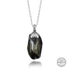Luz&Pos Swarovski Crystal Taşlı Özel Kesim Gümüş Kadın Kolye